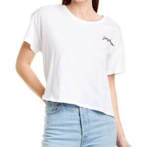 French Connection Tee | Joyeux Embroidered Crew T-Shirt - NWT 🤩
